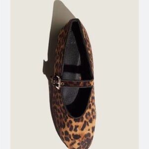 H&M Animal Print Mary Jane Flats